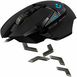 LOGITECH G502 Corded Gaming Mouse - HERO - BLACK - USB - EER2