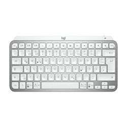 LOGITECH MX Keys Mini Minimalist Wireless Illuminated Keyboard - PALE GREY - Croatian layout