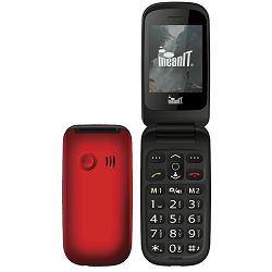 Mobitel MEANIT Senior Flip 1, Dual SIM, crveni MGSM93