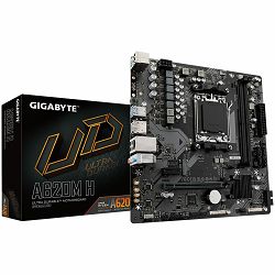 GIGABYTE Mainboard Desktop A620M H (AM5, 2xDDR5, 1xDP, 1xHDMI, GLAN, 1xPCI Express x16 PCIe 4.0, 1xPCI Express x1 sPCIe 3.0, 1xM.2, 4xSATAIII, 4xUSB3.2 Gen1, 8xUSB 2.0/1.1) mATX