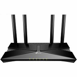 TP Link AX1800 Dual-Band Wi-Fi 6 Router, 1.8 Gbps Wi-Fi, 4× Fixed  Antennas, 1× Gigabit WAN Port, 4× Gigabit LAN Ports, Network Security: SPI Firewal, Access Control IP & MAC Binding, Application Laye