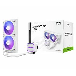 ASRock Pro White 240 ARGB AIO Liquid Cooler