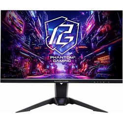 ASRock Gaming Monitor PG27QRT2A, 27", QHD, VA, 180Hz, 1ms, WiFi Antenna, Curved