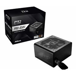 ASRock PSU PRO Series PRO-650B, 650W, 80 Bronze