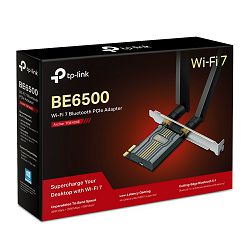 TP-Link BE6500 Archer TBE400E bežični Tri-Band Wi-Fi 7, BT5.4 PCI-E adapter, 2880Mbps/2880Mbps/688Mbps (2.4GHz/5GHz/6GHz), MLO, 2×antene