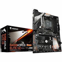 GIGABYTE Mainboard Desktop B450 AORUS ELITE V2 1.2 (Socket AM4, 4xDDR4 128GB, 1x PCI-Ex16x16, 1x PCI-Ex16x4, 2x PCI-Ex1, 6x SATA, 2x M.2, 4x USB 3.2 Gen1, 4x USB 2.0, 1x HDMI, 1x DVI-D, GbE LAN, ATX, 
