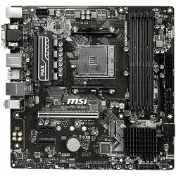 MSI Main Board Desktop B450M PRO-VDH MAX (SAM4, 4xDDR4, 1xPCI-E X16, 2xPCI-E X1, USB3.2, USB2.0, 4xSATA III, 1xM.2, Realtek ALC892 Audio, VGA, DVI-D, HDMI, GLAN) mATX Retail