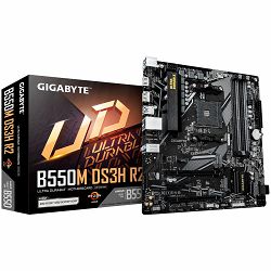 GIGABYTE B550M DS3H R2, AM4, 4x DDR4, mATX