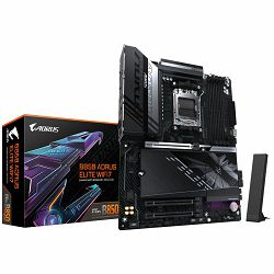 GIGABYTE Mainboard Desktop B850 AORUS ELITE WF7 (AM5, 4xDDR5, 1xDP, 1xHDMI, 2.5GLAN, WiFi7, BT5.4, 1x PCIe x16 5.0, 2xPCIe x16 supporting PCIe 3.0 x1, 3xM.2, 4xSATA3) ATX