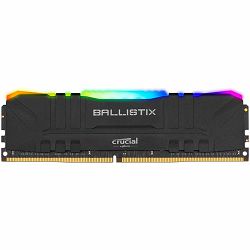 Crucial DRAM Ballistix Black RGB 16GB DDR4 3200MT/s  CL16  Unbuffered DIMM 288pin Black RGB, EAN: 649528824295
