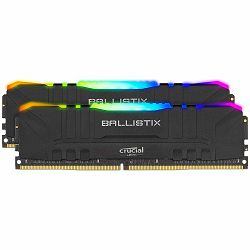 Crucial Ballistix 2x8GB (16GB Kit) DDR4 3600MT/s CL16 Unbuffered DIMM 288pin Black RGB EAN: 649528824349