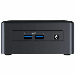 Intel® NUC 11 Pro Kit NUC11TNHi7, EU cord, i7 Processor with Irix Xe graphics, dual M.2 slot, 2.5" SATA slot, 2xHDMI, 2x Thunderbolt 4 (USB-C+DP)