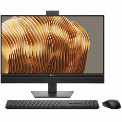 Dell Pro 24 AIO QC24250, 65W, FHD(1920x1080) Touch, Camera, Intel Core Ultra 7 265(20Cores, up to 5.3GHz), 16GB(1x16)5600 MT/s,512GB SSD,Integrated Graphics,Wi-Fi 6E AX211&BT, Kb/Mouse, Win11Pro,3Yr P