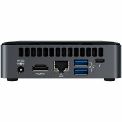 Intel NUC 10 Performance kit NUC10i3FNHN with Intel Core i3-10110U,  M.2 and 2.5" Drive,  HDMI 2.0a; USB-C (DP1.2), w/ no codec, EU cord