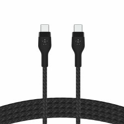 BELKIN  USB-C to USB-C 2.0 Braided silicone, 1M, White