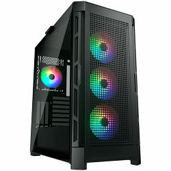 COUGAR AIRFACE PRO RGB PC Case, Mid Tower, Black