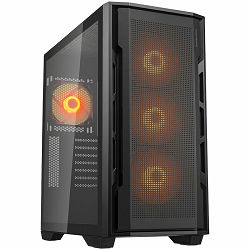 COUGAR UNIFACE RGB PC Case, Mid Tower, Black