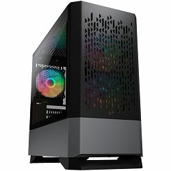 COUGAR MG140 Air RGB PC Case, Mini Tower, Black