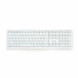 CLEVETURA CLVX 1 Touch-On-Keys AI Wireless Keyboard, ANSI US Mac layout, Scissor Switches, Aluminum Chassis, Interactive RGB, Mac/iPad/AppleTV/PC support