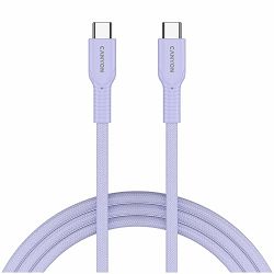 CANYON cable OnWire 60CL C-C 60W COLOR Braided 1m Purple