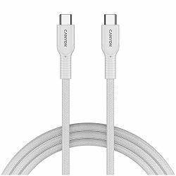 CANYON cable OnWire 60CL C-C 60W COLOR Braided 1m White