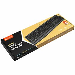 Wired Chocolate Standard Keyboard ,105 keys, slim  design with chocolate key caps,  1.5 Meters cable length,Size34.2*145.4*27.2mm,450g AD layout