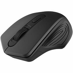 CANYON MW-15, 2.4GHz Wireless Optical Mouse with 4 buttons, DPI 800/1200/1600, Black, 115*77*38mm, 0.064kg