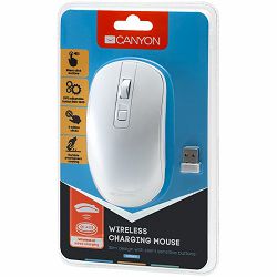 CANYON mouse MW-18 Wireless Charge Pearl White