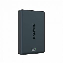 CANYON magnetic power bank OnPower 511 PD20W 10000mAh Aluminium Interstellar Crni