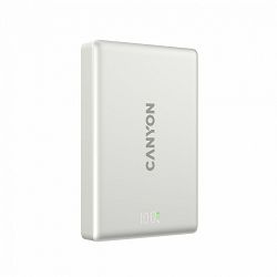 CANYON magnetic power bank OnPower 511 PD20W 10000mAh Aluminium Star Sivi