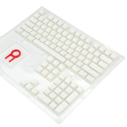 PUDDING KEYCAPS - REDRAGON SCARAB A130 WHITE, DOUBLE SHORT, PBT - 6950376705082