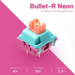 REDRAGON A-113 BULLET-R KEYBOARD SWITCH 24pcs - 6950376707796