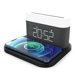 MOYE AURORA LAMP WITH CLOCK AND WIRELESS CHARGER - 8605042604500
