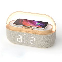 MOYE AURORA PLUS RADIO LAMP WITH CLOCK AND WIRELESS CHARGER - 8605042604517