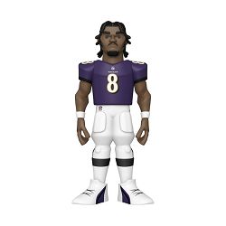 FUNKO GOLD 12" NFL: RAVENS - LAMAR JACKSON - 889698648950