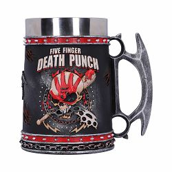 NEMESIS NOW FIVE FINGER DEATH PUNCH TANKARD 15CM - 801269133368