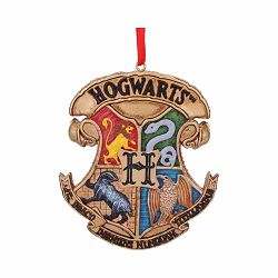 NEMESIS NOW HARRY POTTER HOGWARTS CREST HANGING ORNAMENT 8CM - 801269148003