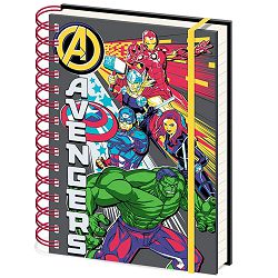 PYRAMID MARVEL BURST A5 WIRO NOTEBOOK - 5051265732866