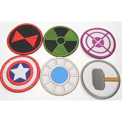 MERCHANDISE MARVEL AVENGERS PATCHES SET OF 6 - 5021290087804