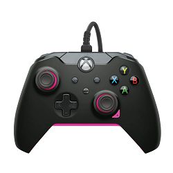PDP XBOX WIRED CONTROLLER BLACK - FUSE (PINK) - 708056069117