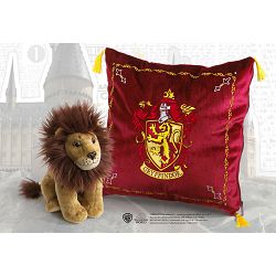 NOBLE COLLECTION - HARRY POTTER - PLUSHES - GRYFFINDOR HOUSE MASCOT & CUSHION - 849421005726