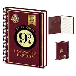 PYRAMID HARRY POTTER (PLATFORM 9 3/4) A5 WIRO NOTEBOOK - 5051265740120