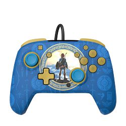 PDP NINTENDO SWITCH WIRED CONTROLLER REMATCH - HYRULE BLUE - 708056070830