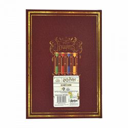 BLUE SKY HARRY POTTER A5 CASEBOUND NOTEBOOK - RED - COLOURFUL CREST - 5056563712572