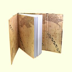 BLUE SKY HARRY POTTER MARAUDERS MAP A5 NOTEBOOK - 5056563713456