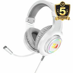 HEADSET - REDRAGON HYLAS H260 RGB WHITE - 6950376708403