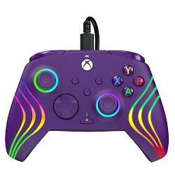 PDP XBOX WIRED CONTROLLER AFTERGLOW WAVE PURPLE - 708056071790