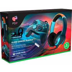 PDP XBOX WIRED AIRLITE HEADSET & REMATCH CONTROLLER - BLUE TIDE - 708056072087