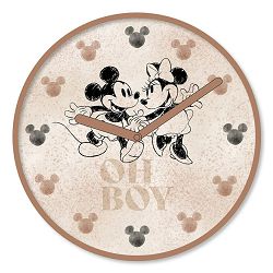 PYRAMID MICKEY MOUSE (BLUSH) CLOCK - 5050293858753