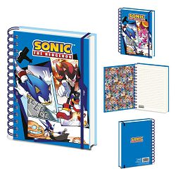 PYRAMID SONIC THE HEDGEHOG (COMIC STRIP JUMP OUT) A5 3D NOTEBOOK - 5056480391805